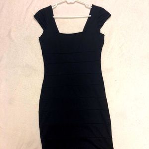 Black cocktail dress